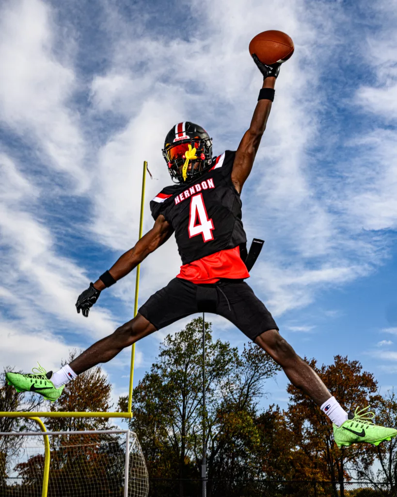 Sports portrait football player Northern Virginia
