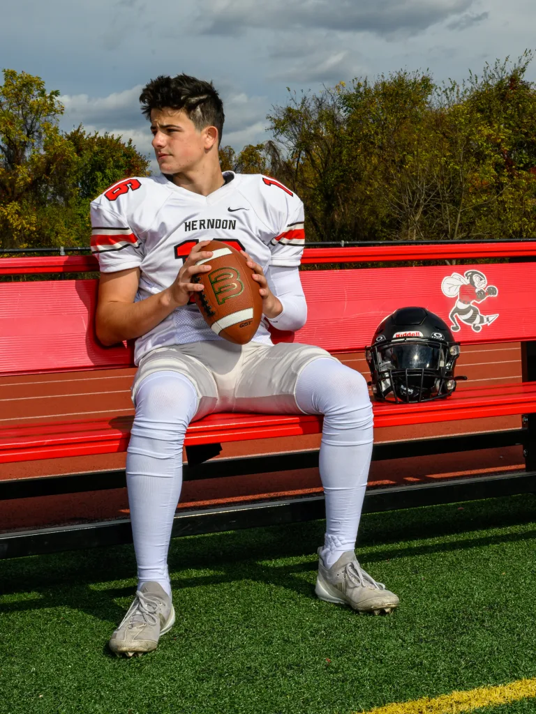 Sports portrait football player Northern Virginia
